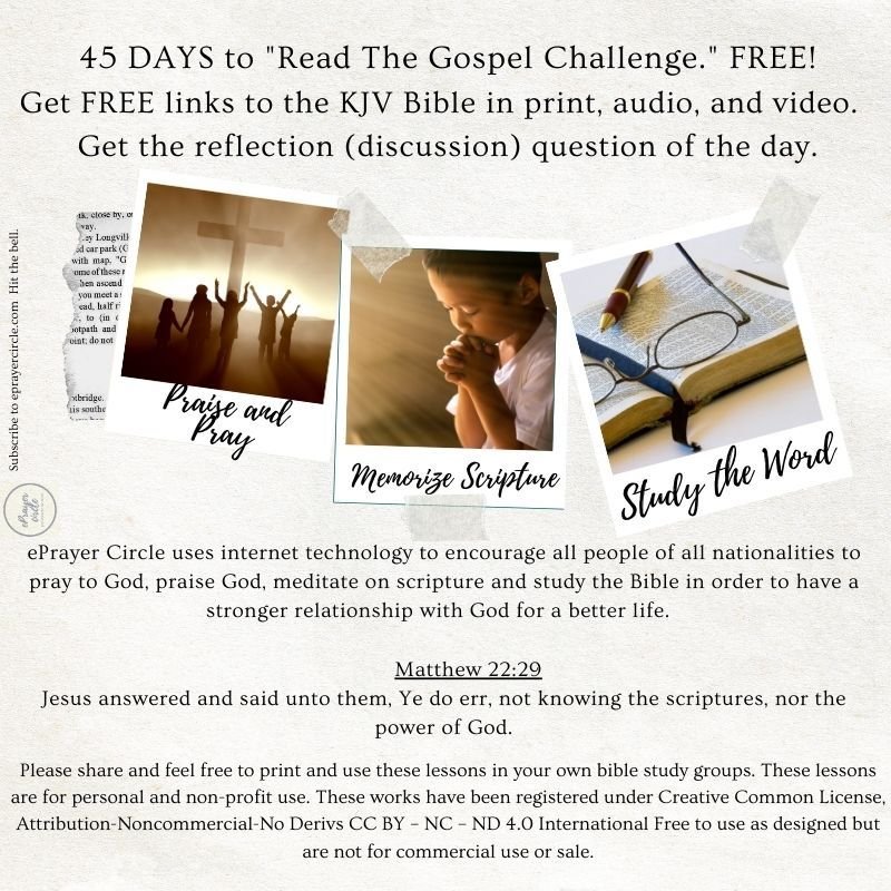 45 Days To Read The Gospel Challenge FREE